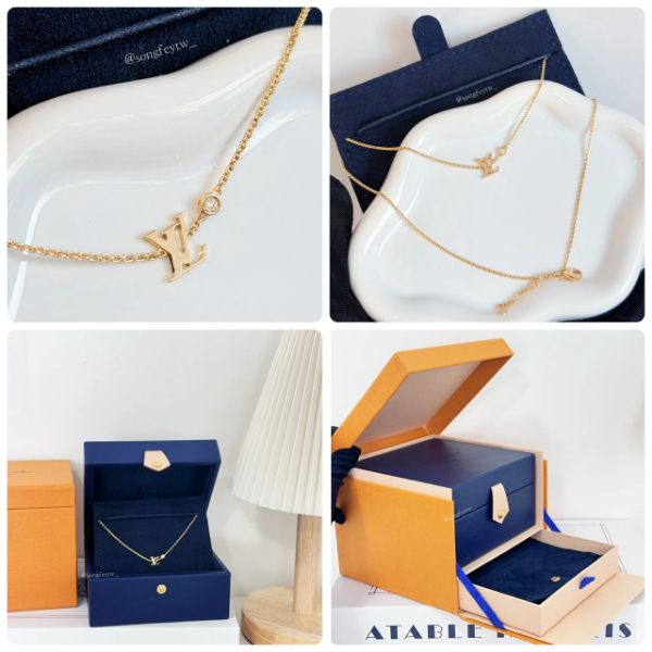 圖片 Louis Vuitton｜LV Idylle Blossom 玫瑰K金 配鑽石 項鍊 Q9365