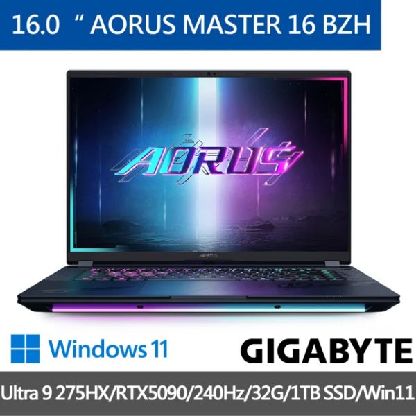 圖片 技嘉 GAMING A16 PRO Core7-240H/32G/1T/5070Ti /16吋2K 黑 DXHG4TWCC4SH