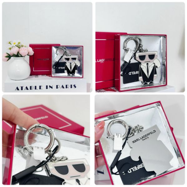 圖片 卡爾 西裝老佛爺金屬鑰匙圈 吊飾