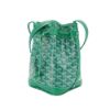 圖片 Goyard Petit Flot 塗料帆布束繩水桶包(綠)