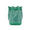 圖片 Goyard Petit Flot 塗料帆布束繩水桶包(綠)