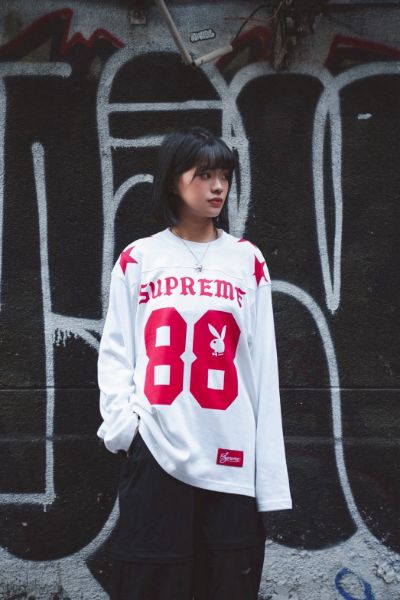 Supreme x Playboy® SS26 Week3 L/S Football Top 
