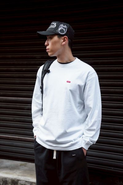 Supreme SS26 Week1 Small Box LS Tee ogo