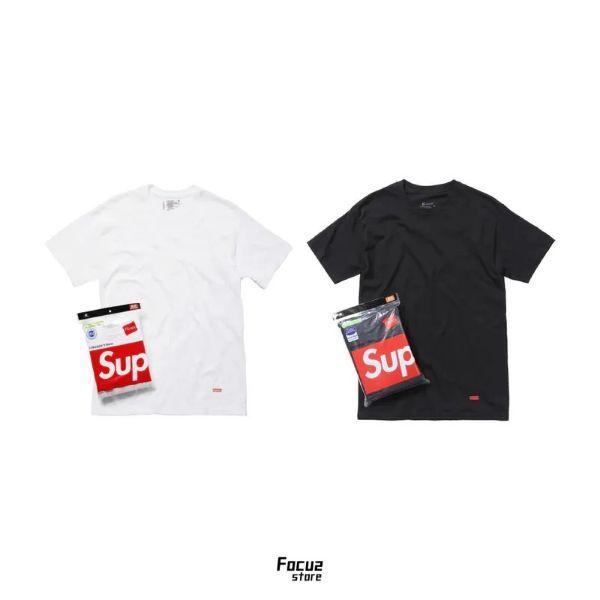 Supreme SS26 Week1 Hanes Tagless Tees 3 Pack