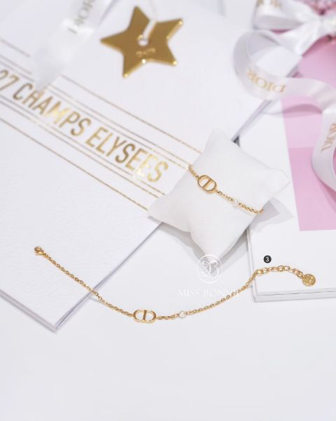 圖片 Dior  PETIT CD珍珠手鍊/金色