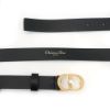 圖片 DIOR 30 Montaigne Jolie 小牛皮珍珠水鑽logo腰帶(黑)