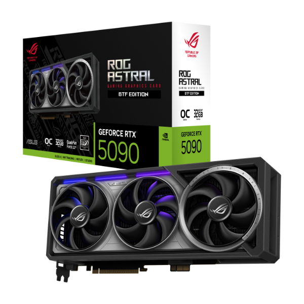 圖片 現貨 ROG Astral GeForce RTX™ 5090 -O32GB GDDR7 BTF OC 超頻版