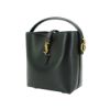 圖片 YSL 展示品 LE 37 小羊皮金釦迷你水桶包(765870-黑)