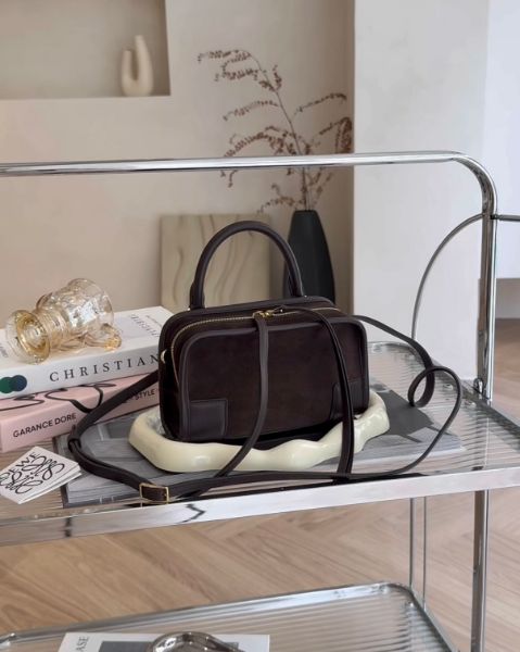 圖片 【LOEWE】AMAZONA MINI SIZE 180周年特別款 麂皮咖