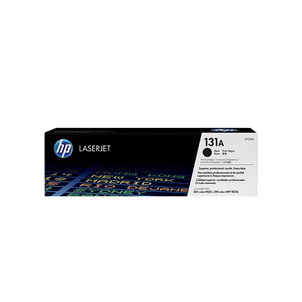圖片  HP LaserJet 131A /CF210A 原廠標準黑色碳粉匣 適用 HP Laserjet Pro 200 color M251n/M251nw/M276n/M276nw