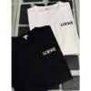 圖片 Loewe 經典刺繡字母口袋設計 黑白配色 短袖T恤上衣