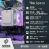 圖片 【R7 7700+RTX 5060 Ti 16G 大顯存】SIGHT S3 曲面全景白 | 日付$89起，獨家數顯 Thermalright 空冷，通透電競房首選！