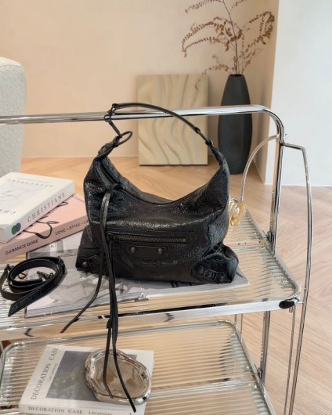 圖片 【BALENCIAGA】LE CITY HOBO 小號 黑色