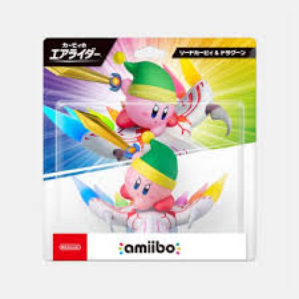 圖片 （預購）未定 amiibo 公仔 劍士卡比&龍騎兵 卡比的馭天飛行者系列