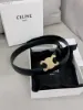 圖片 CELINE 凱旋門 牛皮 皮帶
