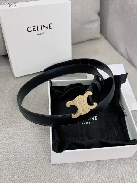圖片 CELINE 凱旋門 牛皮 皮帶