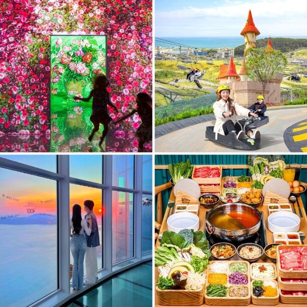 圖片 【浪漫釜山藍絲帶饗宴五日】升等海雲台韓華.斜坡滑車.X the SKY.無人機燈光秀｜一日自由活動