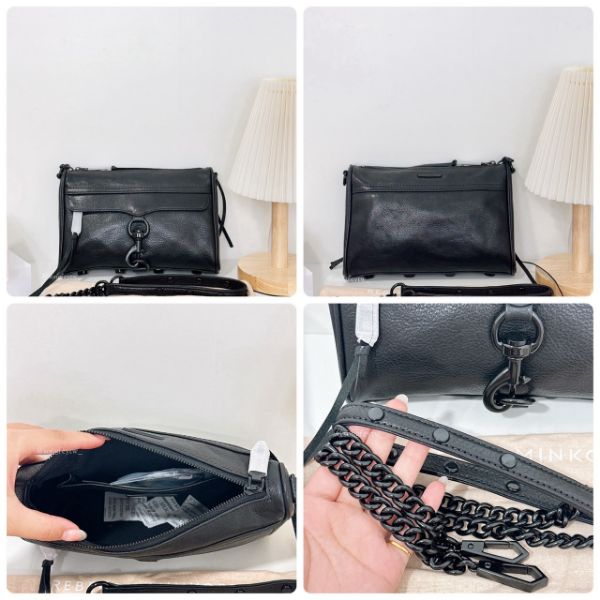 圖片 Rebecca minkoff 真皮 mini Mac 小側背包