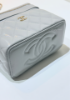 圖片 Chanel 灰色雙層巴士/化妝包