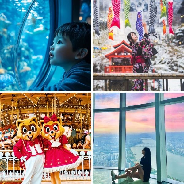 圖片 【韓國首爾樂天三重奏五日】兩晚住市區、彩虹之森片場、漢灘江Y字吊橋、弘大潮流商圈｜升等山井湖韓華渡假村