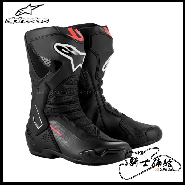 圖片 ALPINESTARS A星 SMX-6 V3 黑紅 長筒 車靴 入門 透氣 SMX6