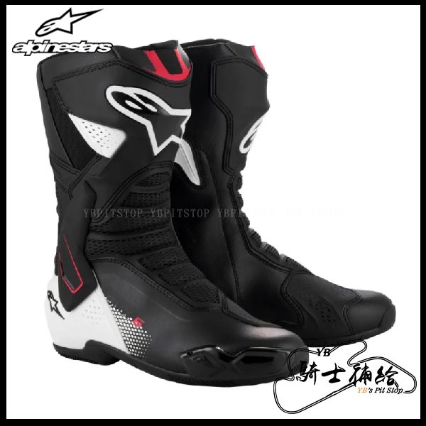 圖片 ALPINESTARS A星 SMX-6 V3 黑白紅 長筒 車靴 入門 透氣 SMX6