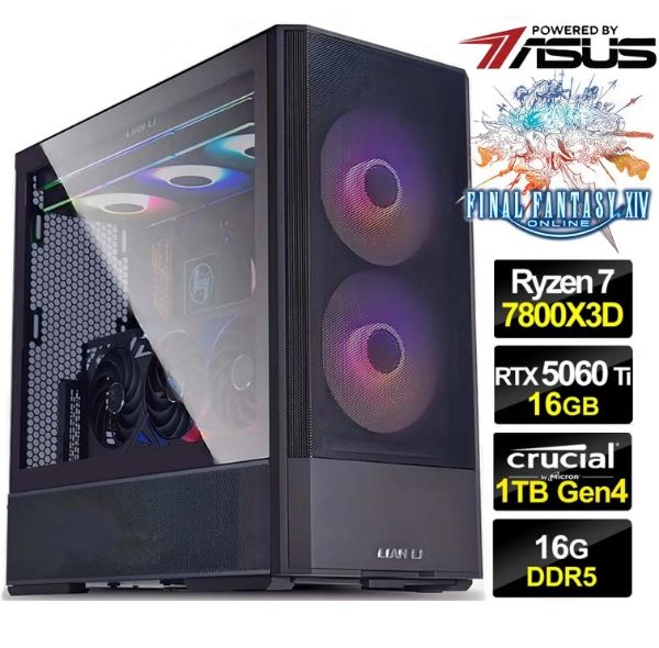 圖片 太空戰士】R7 7800X3D 水冷 華碩 TUF B850 雙風扇 RTX5060TI O16G 電競 電腦 主機