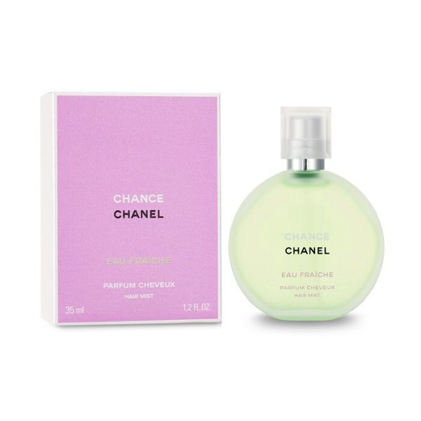 圖片 CHANEL 香奈兒香氛 CHANCE EAU FRAÎCHE HAIR MIST 綠色氣息髮香噴霧 35ml - 專櫃緞帶包裝