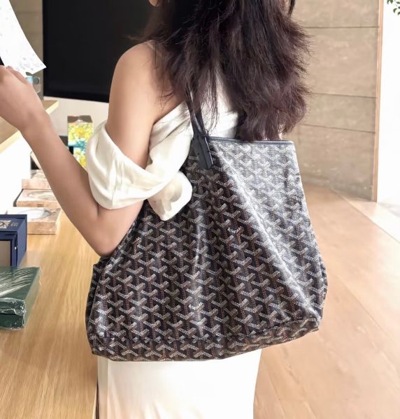 圖片 「M.Y精品」 goyard 戈雅 tote saint louis 經典黑 PM 小號