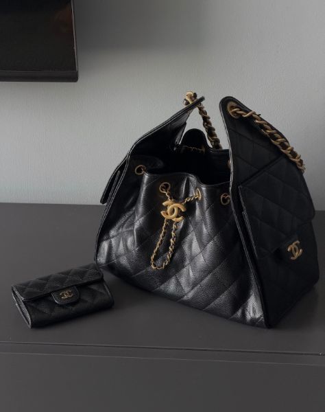 圖片 CHANEL 25BAG 小號 黑金