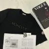 圖片 MONCLER 印花棉質黑色立體字母 T-Shirt