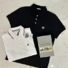 圖片 MONCLER 珠地棉黑色Polo衫