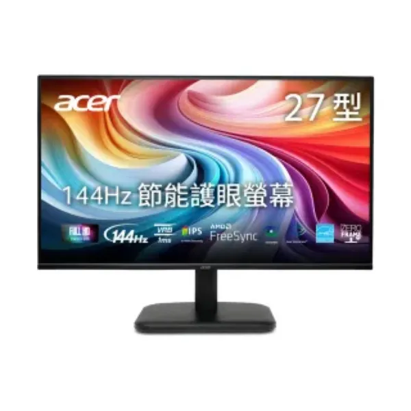 圖片 Acer 宏碁 EK271 P6 27型 IPS FHD 16:9 144Hz節能護眼電腦螢幕(27吋/FreeSync/1ms)