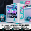 圖片 【電電 Miku 限定】ASUS A23 初音未來聯名 14代 i5 + RTX5060 實況主夢幻主機！日付 $64起，送一鍵還原！