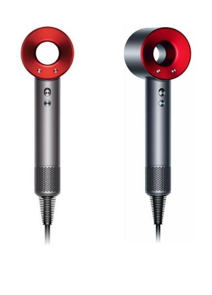 圖片 dyson 戴森 HD08  吹風機 溫控 負離子銀紅色