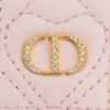圖片 Dior 展示品 羊皮水鑽logo愛心車縫造型卡片包(粉)