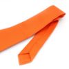 圖片 Hermes Faconnee H 斜紋真絲領帶(橘)