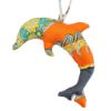 圖片 Hermes 絲質海豚吊飾(橘/黃)