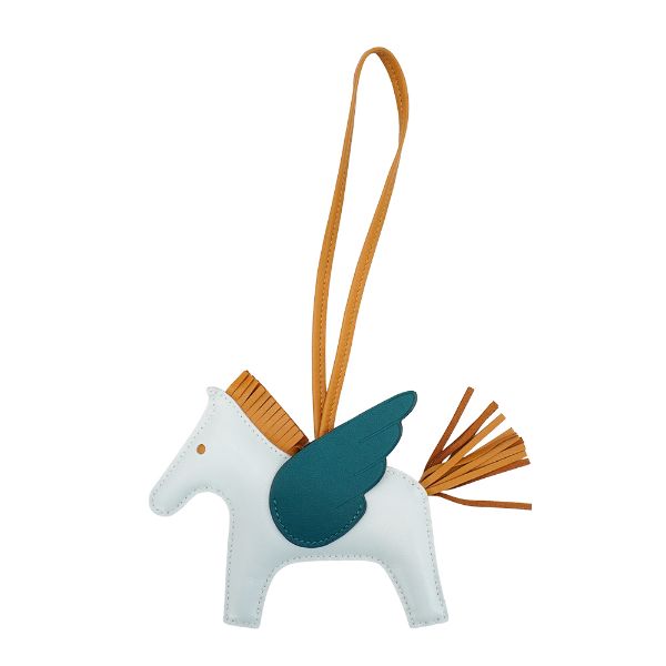 圖片 Hermes Rodeo GM 飛馬吊飾(天藍/綠/卡其)