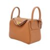 圖片 Hermes Mini Lindy 牛皮銀釦兩用包-19cm(37金棕)