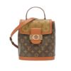 圖片 Louis Vuitton Dauphine 帆布金釦後背包(M45142-咖)