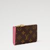 圖片 《在台現貨最低特價  最新》Louis Vuitton LV 雙色版Lisa 短夾 粉紅色