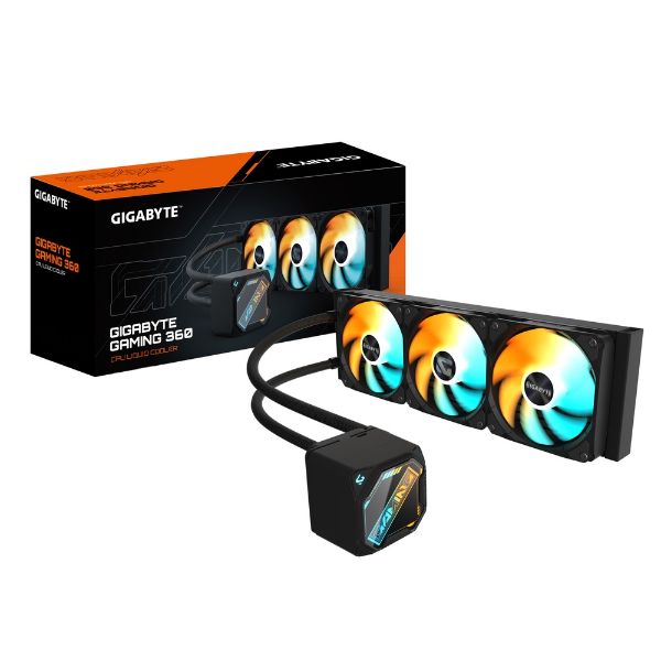 圖片 【GIGABYTE 技嘉】GAMING 360 水冷散熱器 五年保固-黑色款