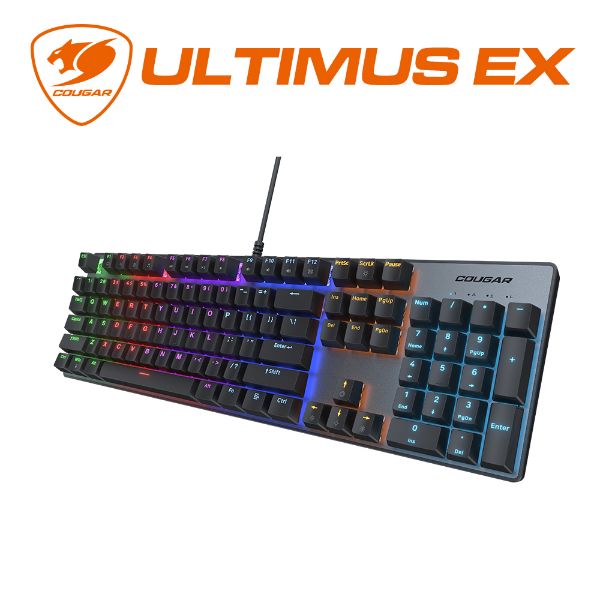 圖片 COUGAR 美洲獅 ULTIMUS EX 機械式電競鍵盤 紅軸RGB 19種背光 有線鍵盤