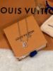 圖片 Lv 水鑽 logo項鍊  含盒子提袋 送禮也合適