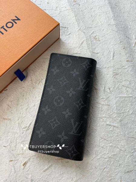 圖片 Lv brazza 黑老花 對折長夾