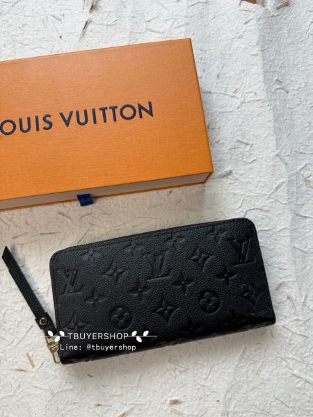 圖片 Lv 全皮黑色 老花長夾  專櫃價38800