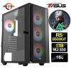 圖片 三角洲行動】全新 六核 R5 5500GT 華碩 平台 1TB SSD 飇 16G 銅550W 電腦 主機【高效文書 多開