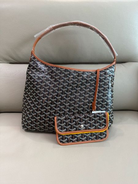 圖片 「M.Y精品」 goyard 戈雅 hobo 棕黑色 
