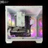 圖片 MiEN R5-7500F RTX5060 海景房白機色機殼米恩電腦主機